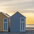 Les cabines de plages à Cayeux sur mer