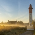 Le phare de Brighton (Cayeux-sur-mer) dans la lumière du matin