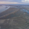 La baie de Somme à marée basse à la pointe du Hourdel
