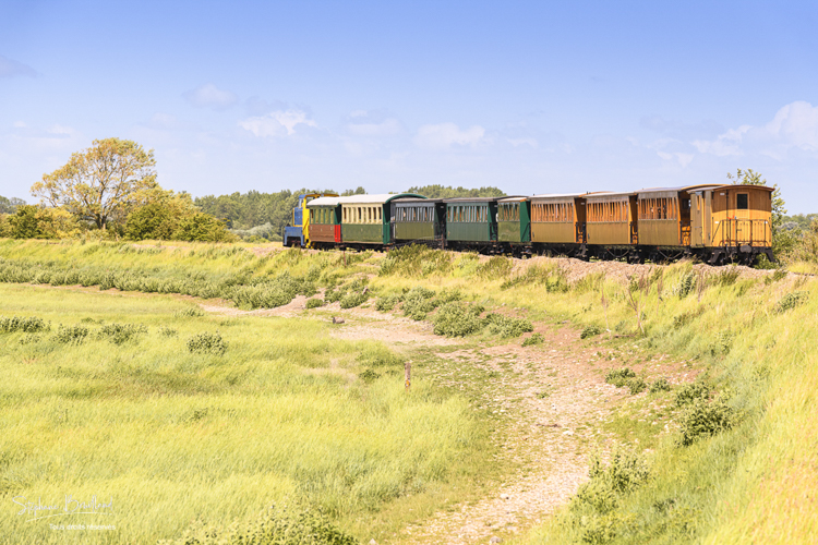 Le petit train de la baie de Somme avec sa locomotive diesel