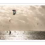 Kitesurf sur la plage du Crotoy