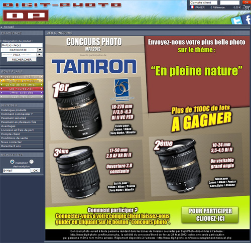 Concours-Photo &nbsp;&raquo; en pleine nature&nbsp;&raquo; – 21 mai 2012