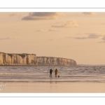 Les pêcheurs sur la plage de Ault