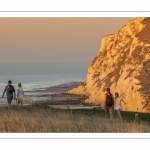 Le cap Blanc-Nez et la promenade vers la baie de Wissant en fin de journée.