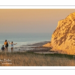 Le cap Blanc-Nez et la promenade vers la baie de Wissant en fin de journée.