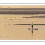 Paddle dans le chenal de la Somme au Cap Hornu (Saint-Valery)