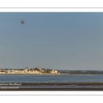 Mongolfières survolant le Crotoy en Baie de Somme