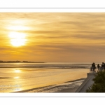 Crépuscule sur la baie de Somme depuis le point de vue des Tourelles au Crotoy.