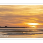 Crépuscule sur la baie de Somme depuis le point de vue des Tourelles au Crotoy.