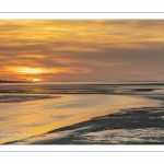 Crépuscule sur la baie de Somme depuis le point de vue des Tourelles au Crotoy.