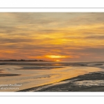 Crépuscule sur la baie de Somme depuis le point de vue des Tourelles au Crotoy.