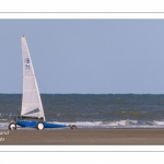 Europal Trophy - Compétition de chars-à-voile sur la plage de Berck-sur-mer.