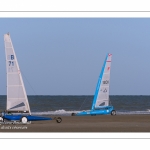 Europal Trophy - Compétition de chars-à-voile sur la plage de Berck-sur-mer.