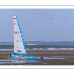 Europal Trophy - Compétition de chars-à-voile sur la plage de Berck-sur-mer.