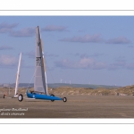 Europal Trophy - Compétition de chars-à-voile sur la plage de Berck-sur-mer.