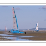 Europal Trophy - Compétition de chars-à-voile sur la plage de Berck-sur-mer.