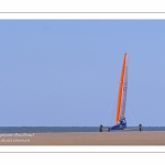 Europal Trophy - Compétition de chars-à-voile sur la plage de Berck-sur-mer.