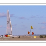 Europal Trophy - Compétition de chars-à-voile sur la plage de Berck-sur-mer.