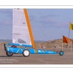 Europal Trophy - Compétition de chars-à-voile sur la plage de Berck-sur-mer.