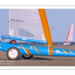 Europal Trophy - Compétition de chars-à-voile sur la plage de Berck-sur-mer.