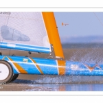 Europal Trophy - Compétition de chars-à-voile sur la plage de Berck-sur-mer.