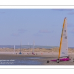 Europal Trophy - Compétition de chars-à-voile sur la plage de Berck-sur-mer.