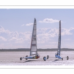 Europal Trophy - Compétition de chars-à-voile sur la plage de Berck-sur-mer.