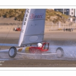 Europal Trophy - Compétition de chars-à-voile sur la plage de Berck-sur-mer.