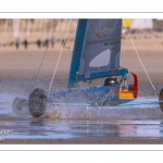 Europal Trophy - Compétition de chars-à-voile sur la plage de Berck-sur-mer.