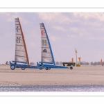 Europal Trophy - Compétition de chars-à-voile sur la plage de Berck-sur-mer.