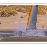 Europal Trophy - Compétition de chars-à-voile sur la plage de Berck-sur-mer.