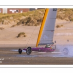 Europal Trophy - Compétition de chars-à-voile sur la plage de Berck-sur-mer.