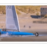 Europal Trophy - Compétition de chars-à-voile sur la plage de Berck-sur-mer.