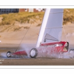 Europal Trophy - Compétition de chars-à-voile sur la plage de Berck-sur-mer.