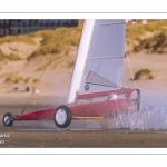 Europal Trophy - Compétition de chars-à-voile sur la plage de Berck-sur-mer.