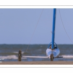 Europal Trophy - Compétition de chars-à-voile sur la plage de Berck-sur-mer.