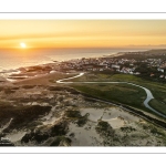 Ambleteuse et le fort Vauban au soleil couchant