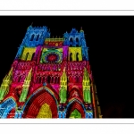 Spectacle son et lumière "Chroma" sur la cathédrale d'Amiens