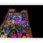 Spectacle son et lumière "Chroma" sur la cathédrale d'Amiens