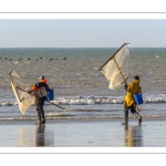 Pêcheurs au haveneau à Ault