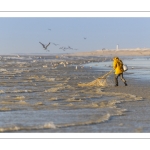 Pêcheurs au haveneau à Ault