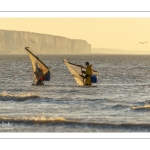 Pêcheurs au haveneau à Ault