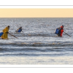 Pêcheurs au haveneau à Ault