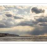 Un soir sur la plage à Ault