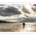 Un soir sur la plage à Ault