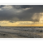 Un soir sur la plage à Ault