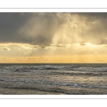 Un soir sur la plage à Ault