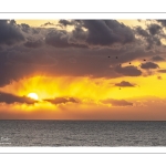 Un soir sur la plage à Ault