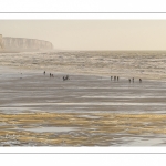 Les pêcheurs au pied des falaises