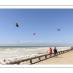 La plage de Ault et le kitesurf